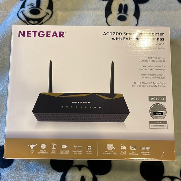 Networking Netgear Ac120 Smart Wifi Router W External Antennas Poshmark